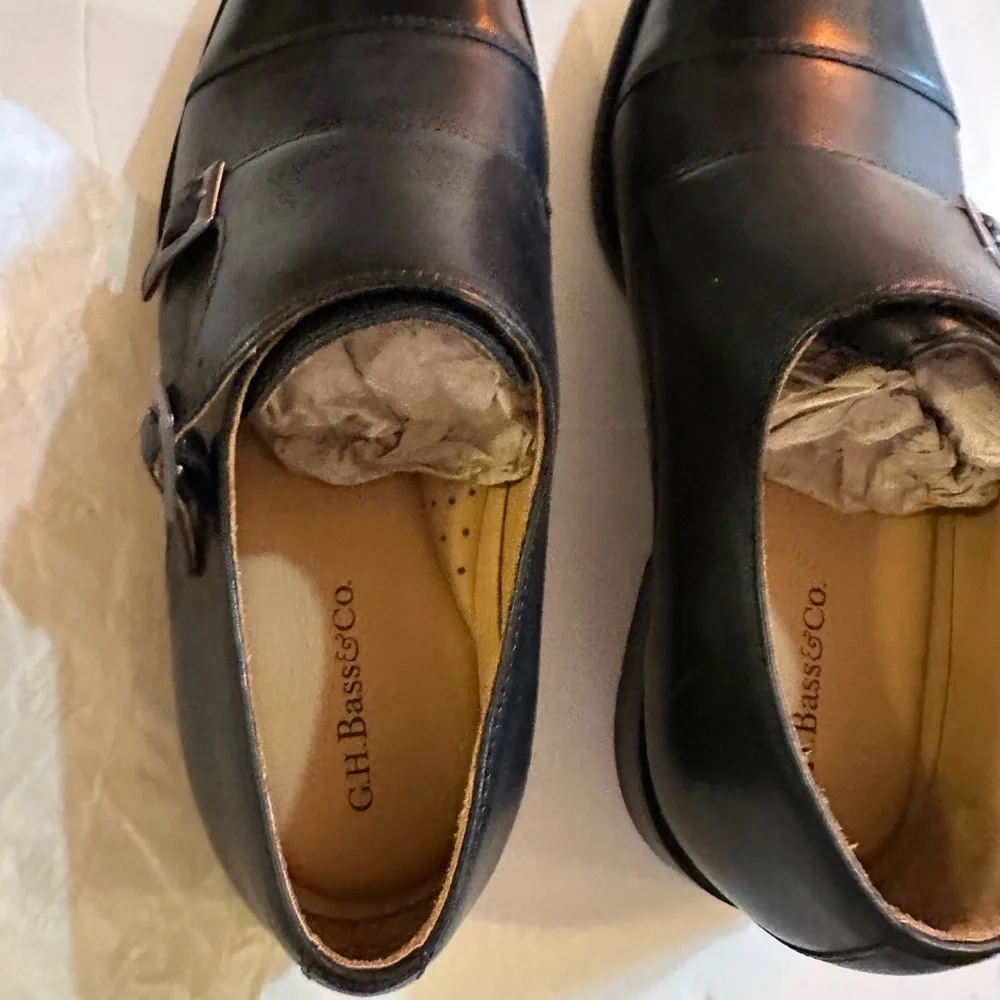 GH Bass Julian Double Monk Strap Dress Shoe